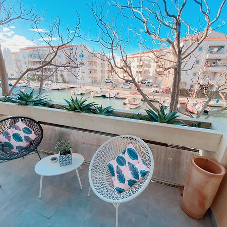 Superbe T2 au calme avec balcon sur la marina - 10 Apartment Canet-en-Roussillon Exterior foto