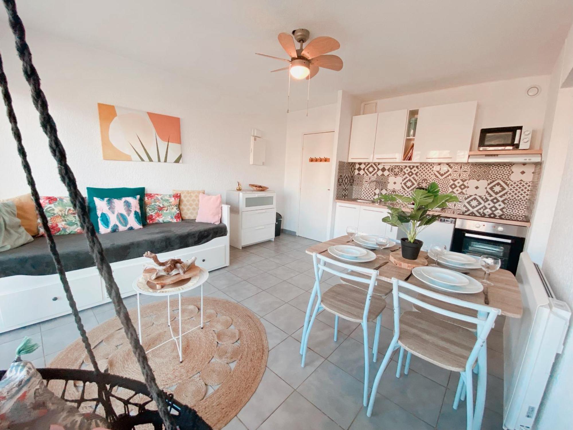 Superbe T2 au calme avec balcon sur la marina - 10 Apartment Canet-en-Roussillon Exterior foto
